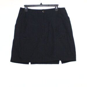 Quest womens skort size 12 black stretchy shorts lining mini hiking outdoor wear